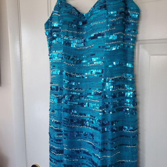 NWOT Scala Sequined Dress L - Picture 15 of 16